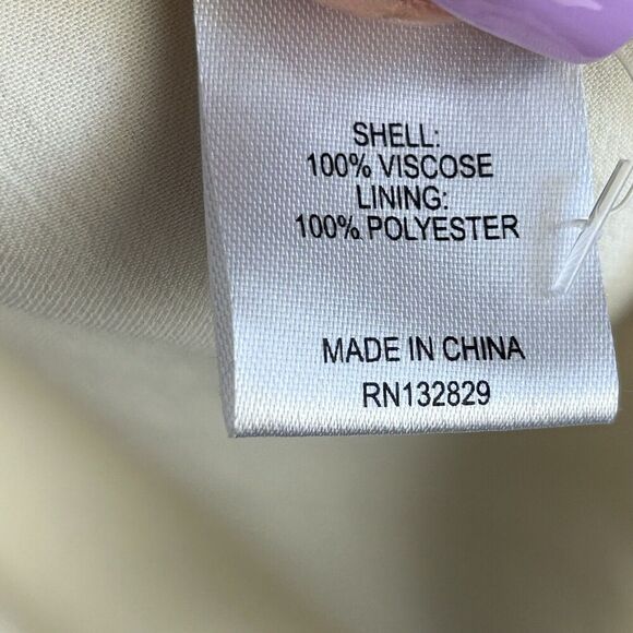 L'Academie Addax Midi Dress In Ivory Size Medium Cutout Open Back Revolve Party - Picture 13 of 13